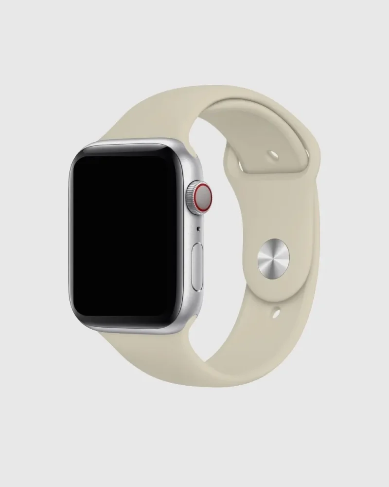 Sport Band Apple Watch Band - Antique White