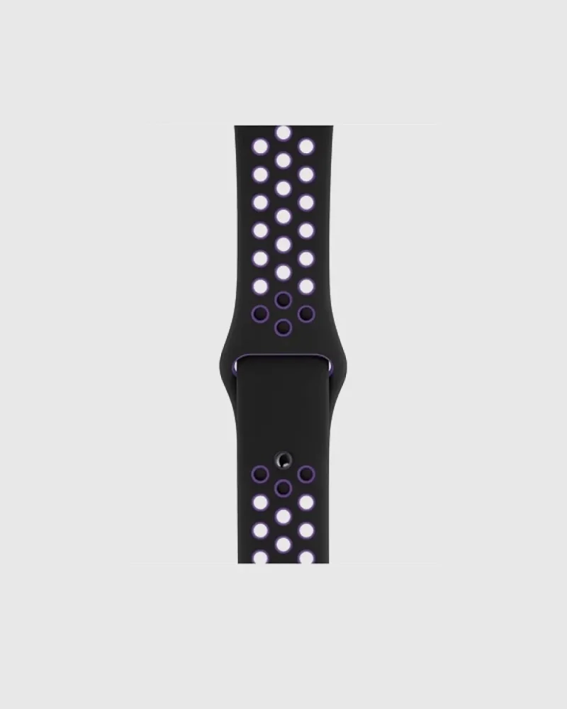 Alternative view of Sport Band Active Apple Watch Band - Black Hyper Grape