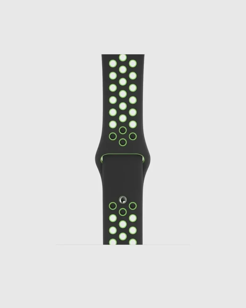 Alternative view of Sport Band Active Apple Watch Band - Black Lime Blast