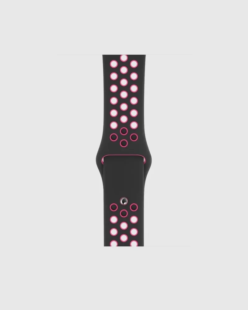 Alternative view of Sport Band Active Apple Watch Band - Black Pink Blast