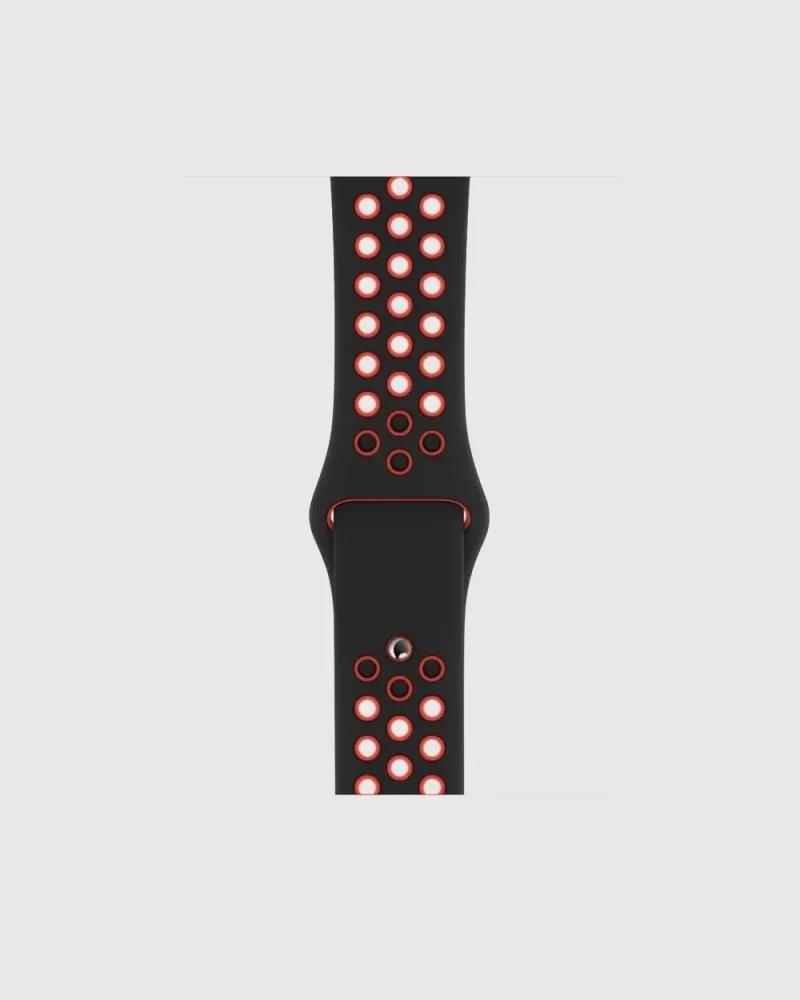 Alternative view of Sport Band Active Apple Watch Band - Black Red
