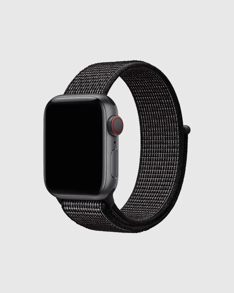 Sport Loop Apple Watch Band - Black White