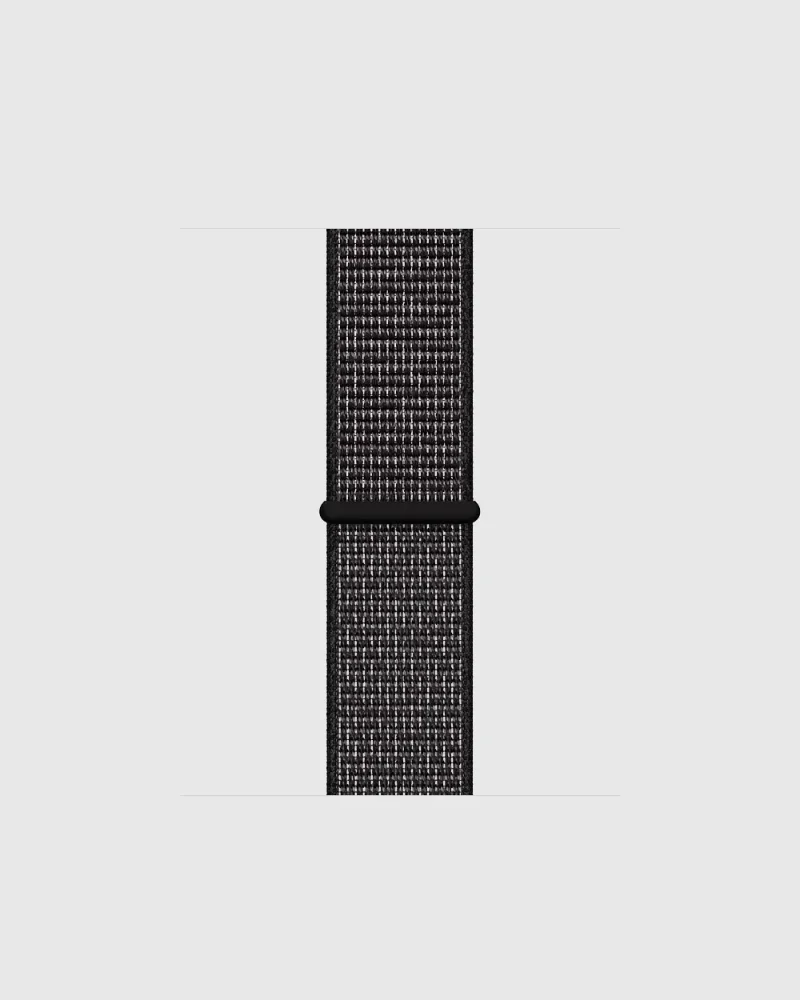 Alternative view of Sport Loop Apple Watch Band - Black White