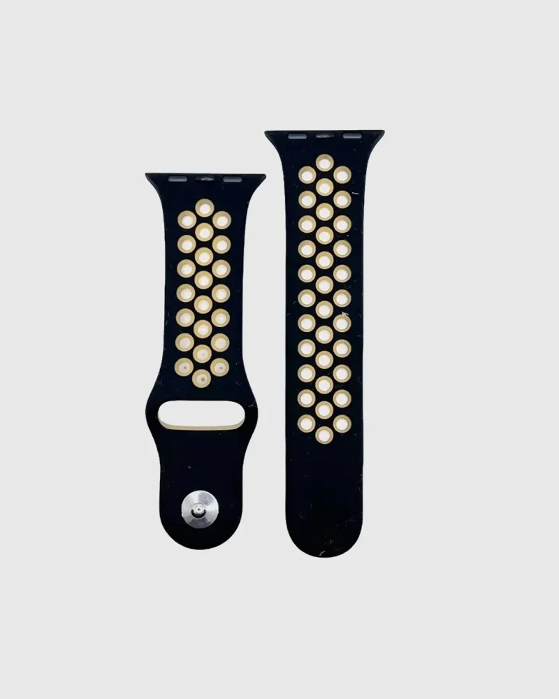Sport Band Active Apple Watch Band - Black Yellow Luminous
