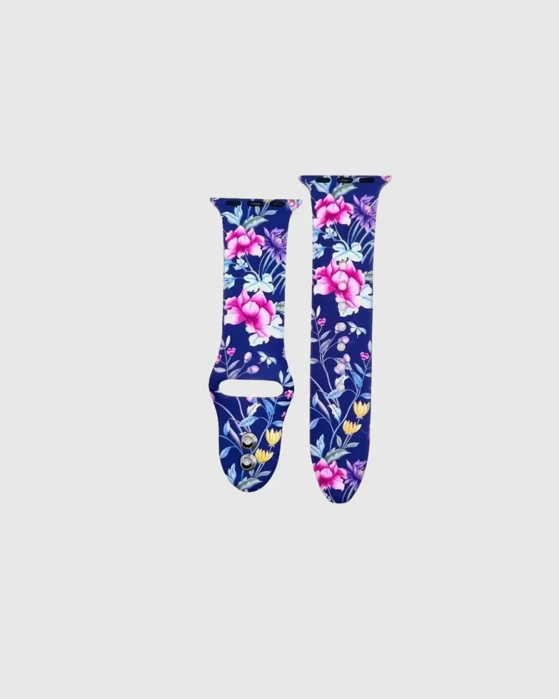 Sport Band Apple Watch Band - Blue garden