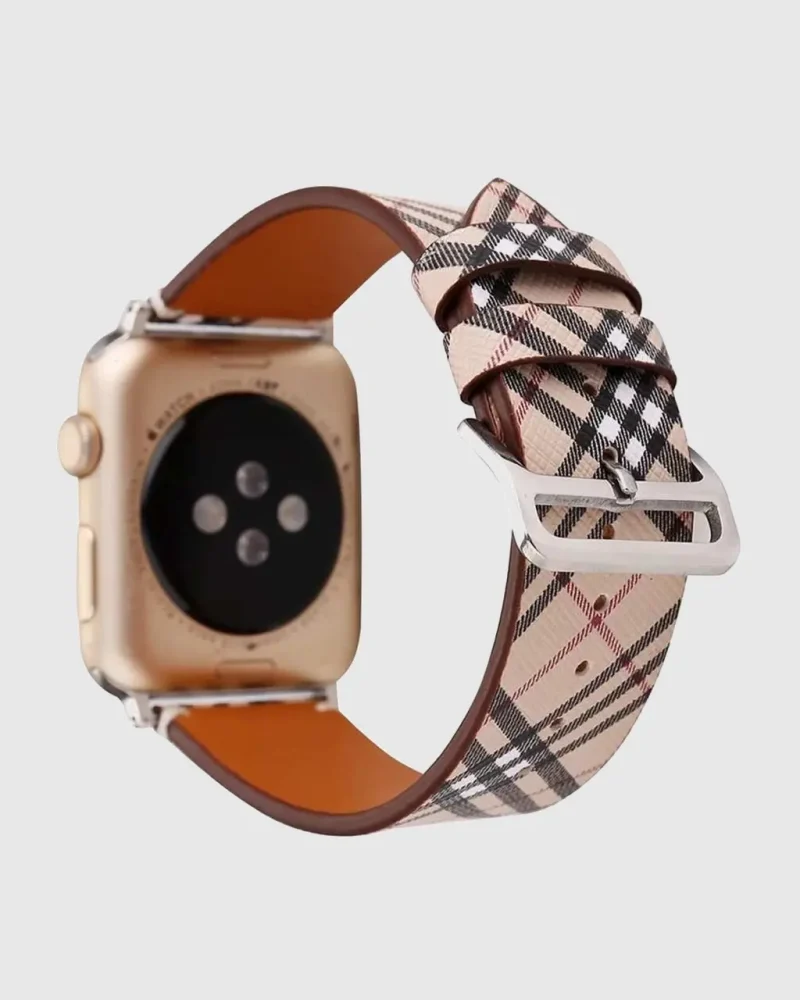 Single Tour Leather Apple Watch Band - Burberry