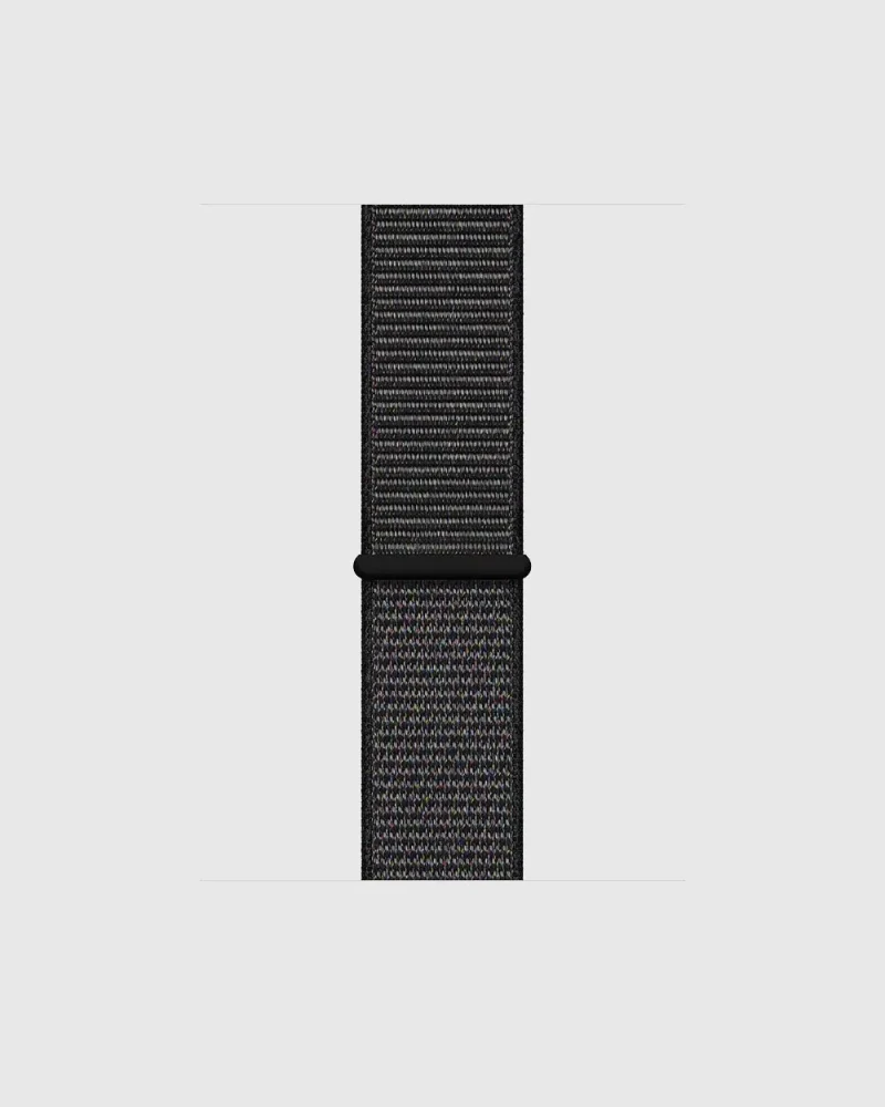 Alternative view of Sport Loop Apple Watch Band - Dark Black