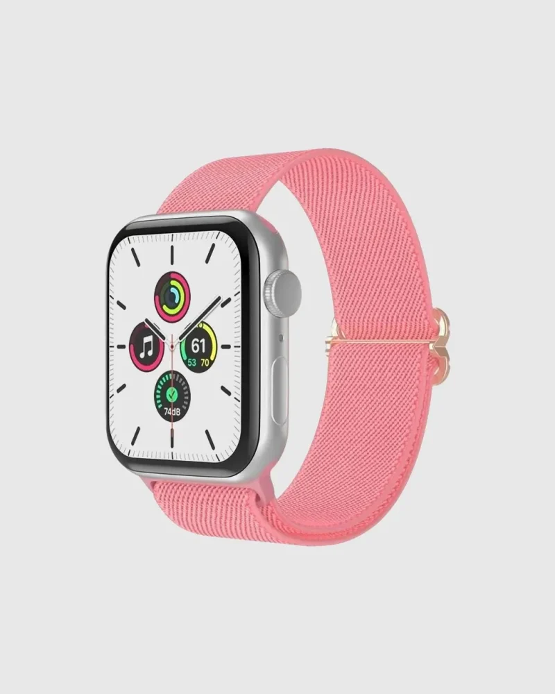Elastic Loop Apple Watch Band - Deep Pink