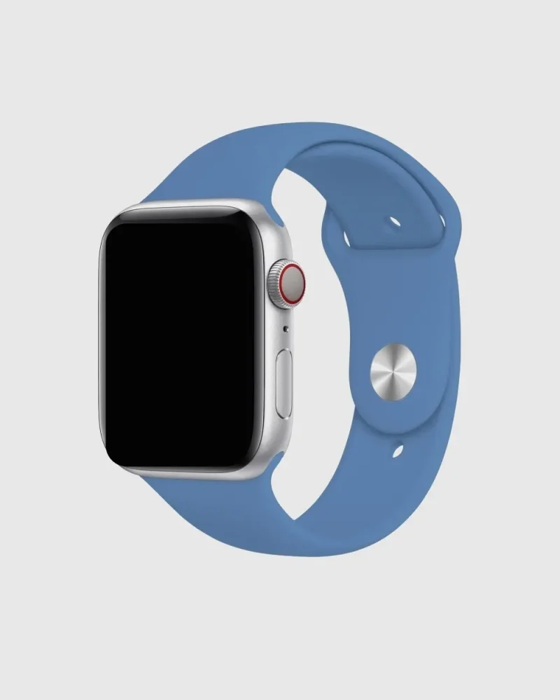 Sport Band Apple Watch Band - Denim Blue