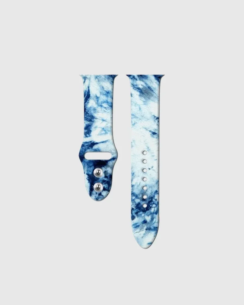 Sport Band Apple Watch Band - Denim Swirl