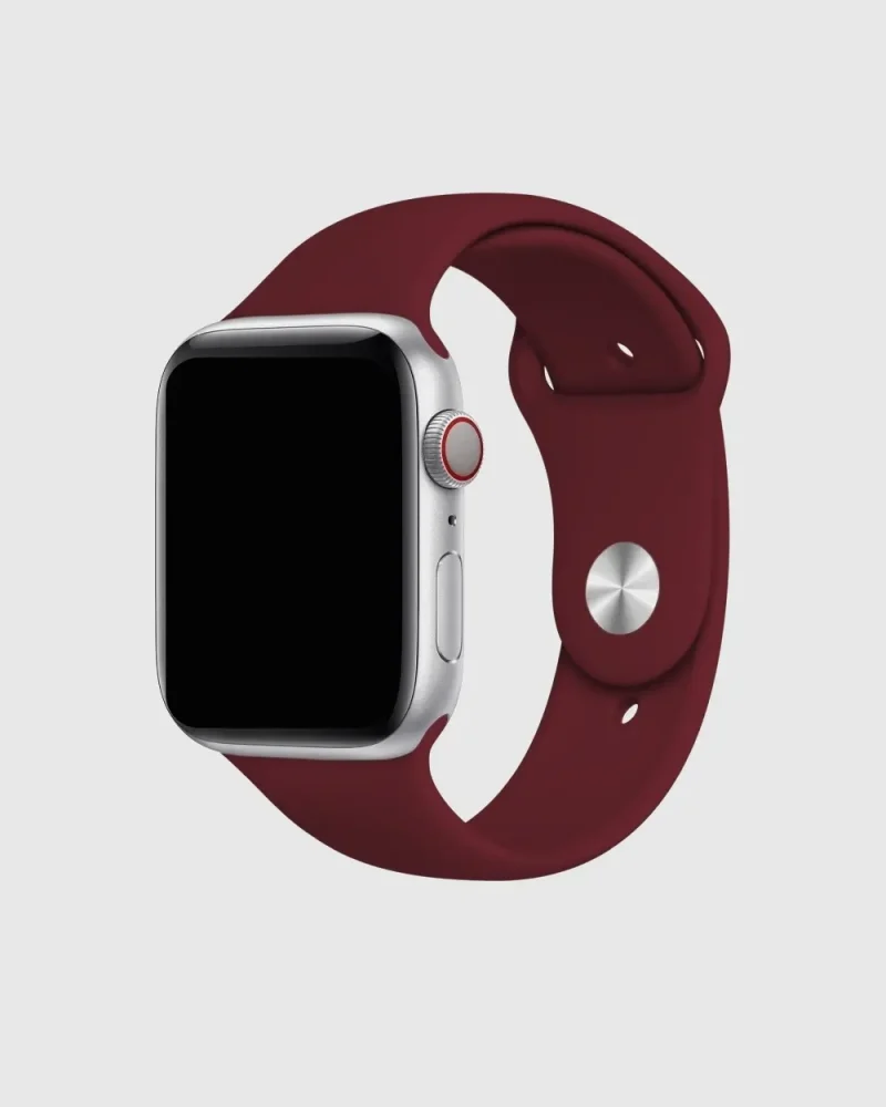 Sport Band Apple Watch Band - Wine Red