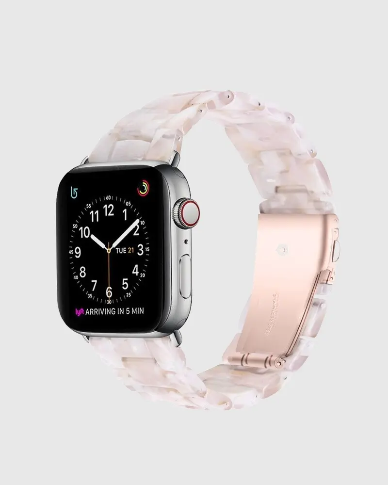 Giselle Apple Watch Band - Rose Quartz