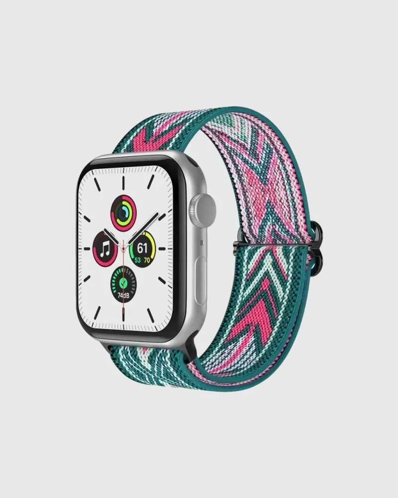 Elastic Loop Apple Watch Band - Green Arrow