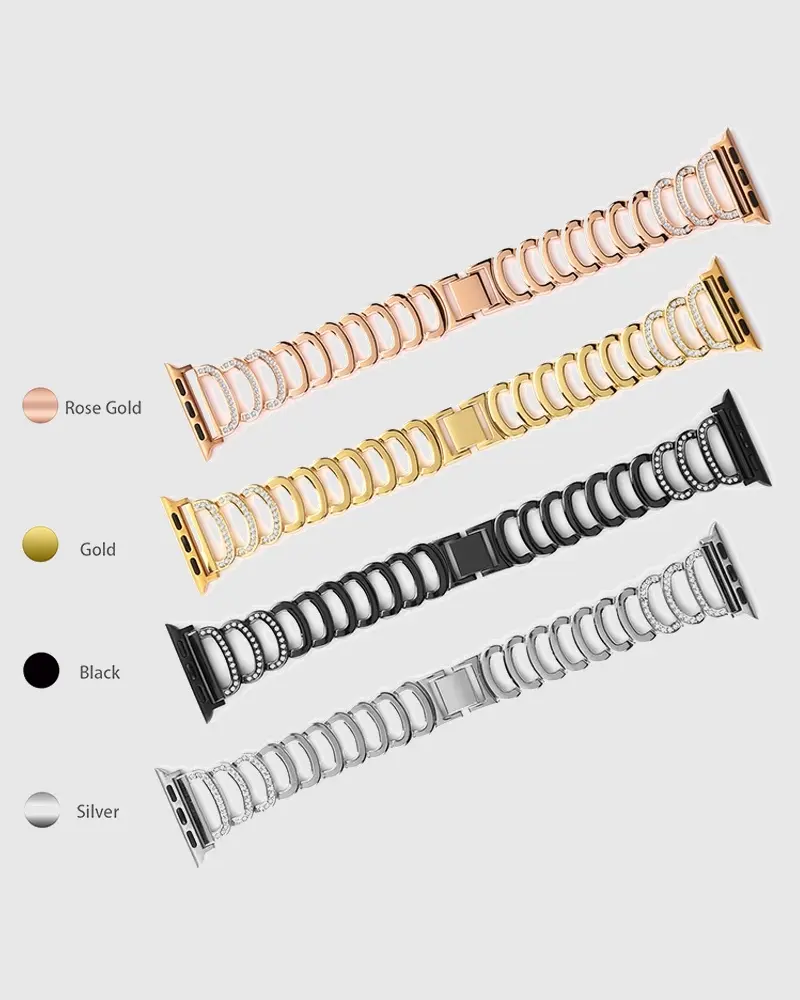 Halo Bracelet Apple Watch Band - Rose Gold - Image 4