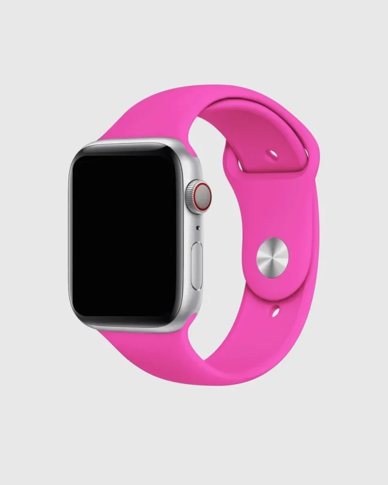 Sport Band Apple Watch Band - Hot Pink