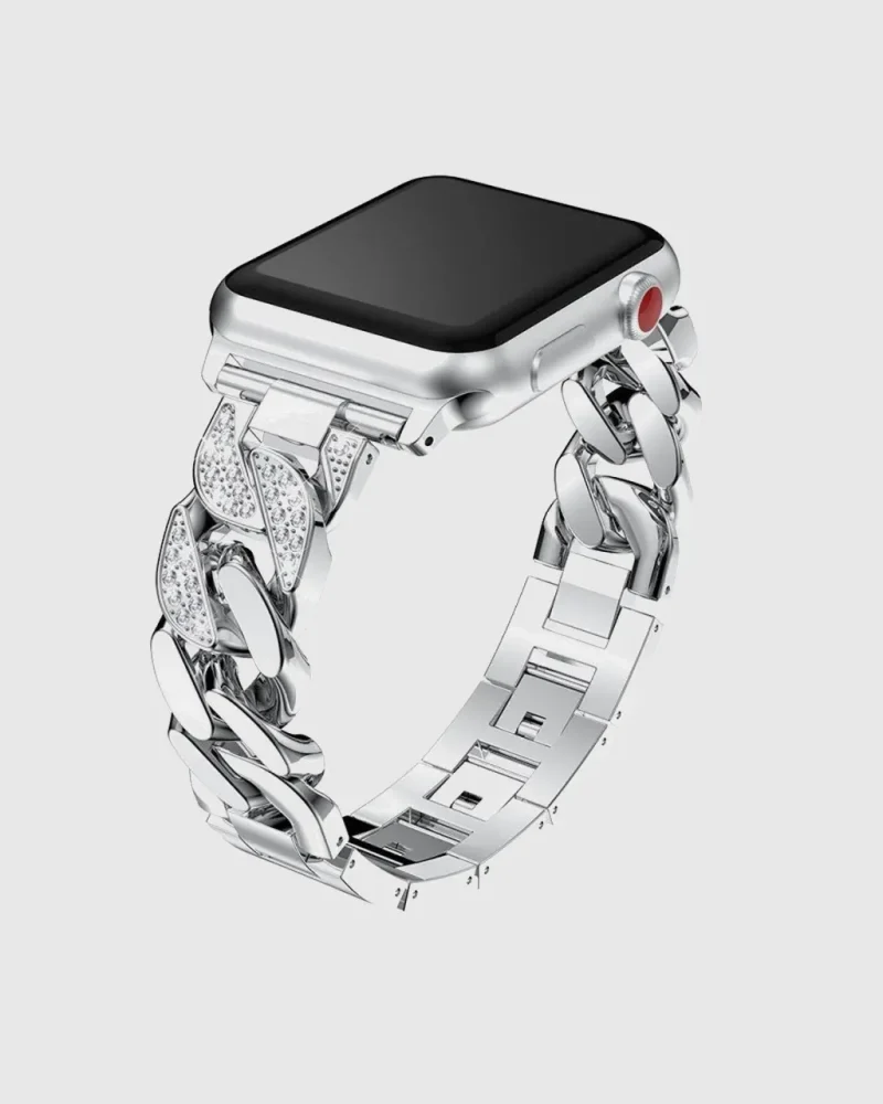 Jersey Bracelet Apple Watch Band - Silver