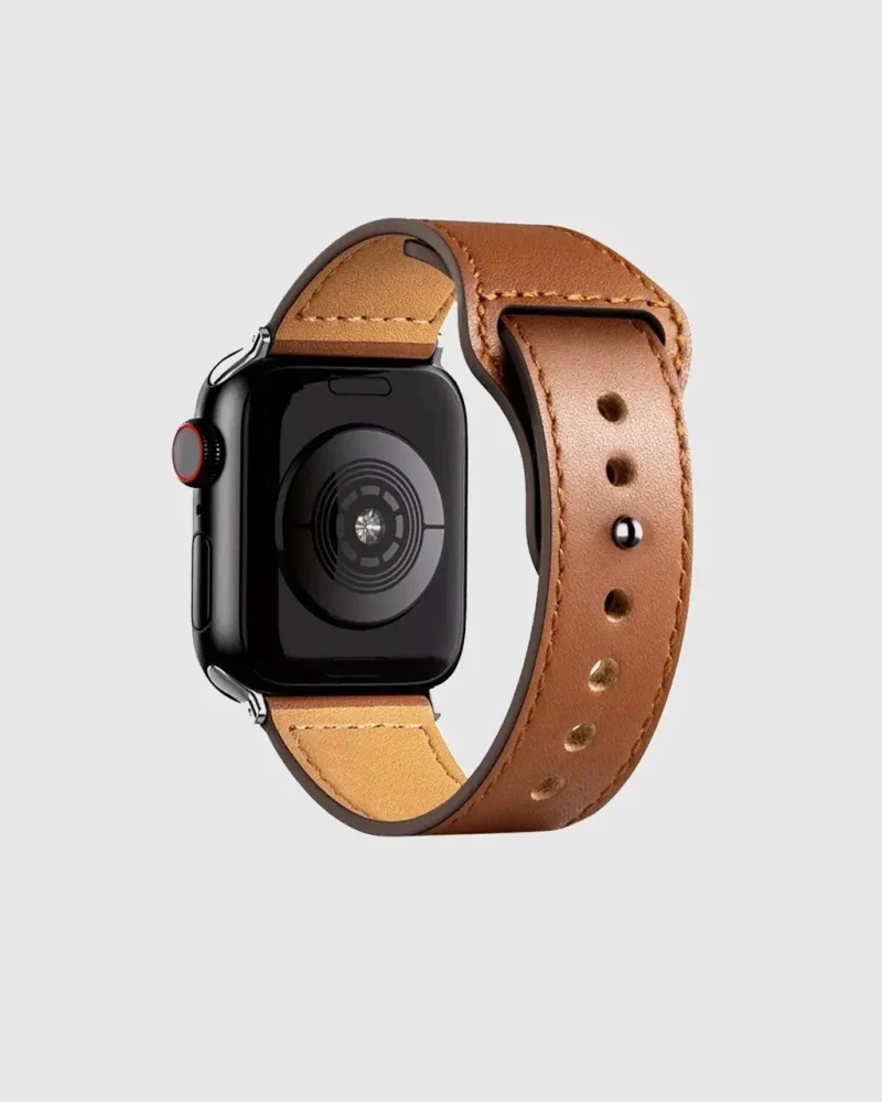 Lincoln Leather Apple Watch Band - Light Brown