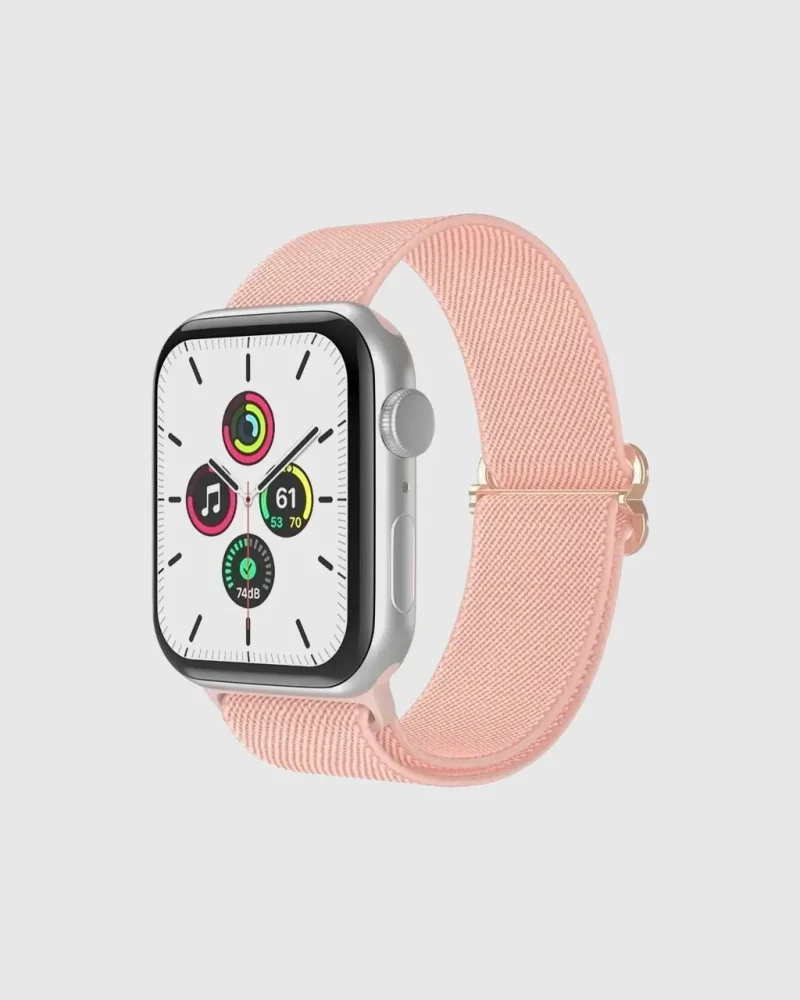 Elastic Loop Apple Watch Band - Light Pink