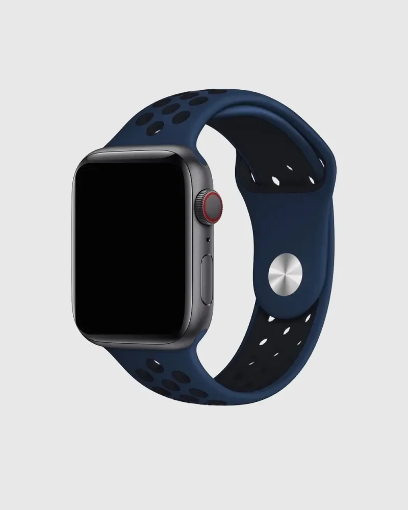 Sport Band Active Apple Watch Band - Midnight Blue Black