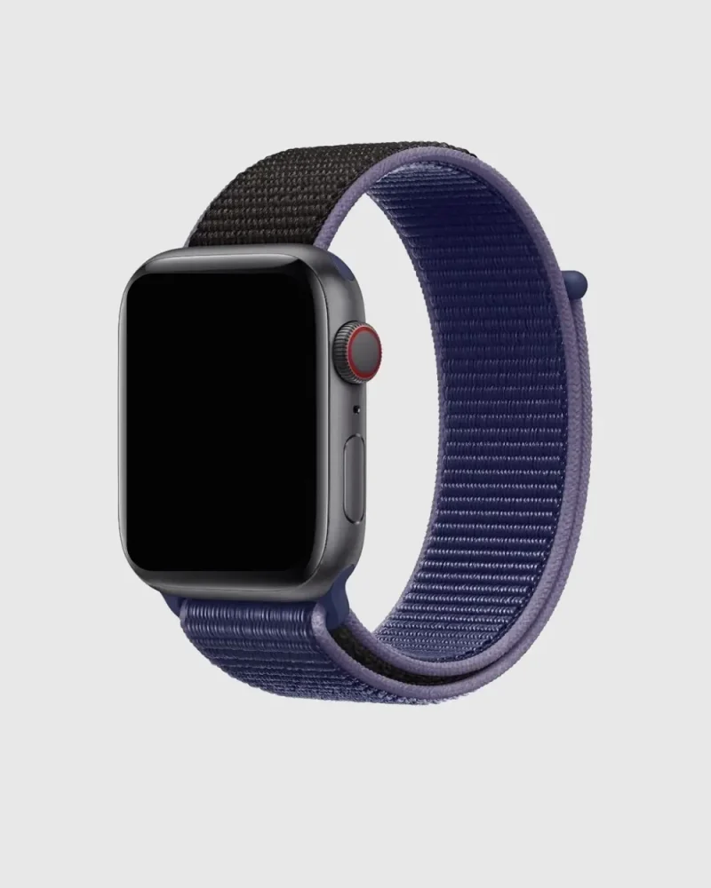 Sport Loop Apple Watch Band - Midnight Blue Black