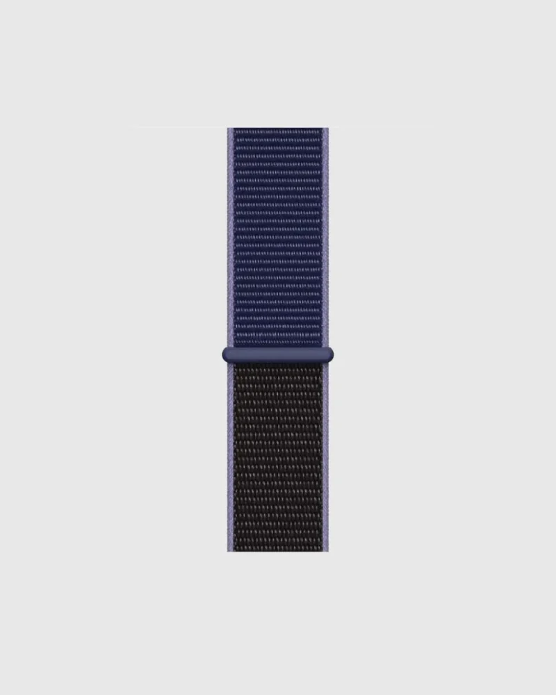 Alternative view of Sport Loop Apple Watch Band - Midnight Blue Black