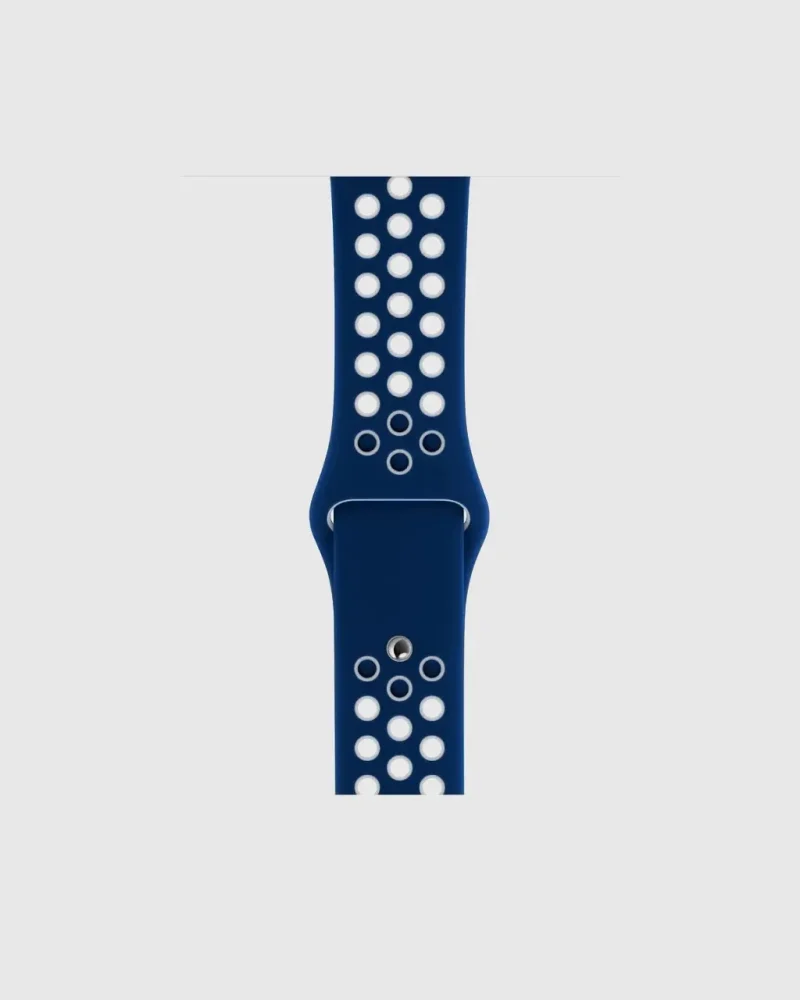 Alternative view of Sport Band Active Apple Watch Band - Midnight Blue White