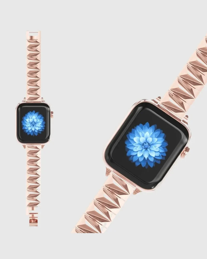 Pyramid Bracelet Apple Watch Band - Rose Gold