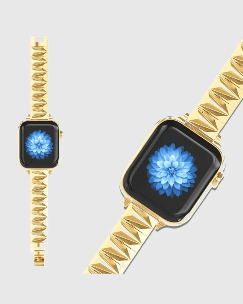 Pyramid Bracelet Apple Watch Band - Gold