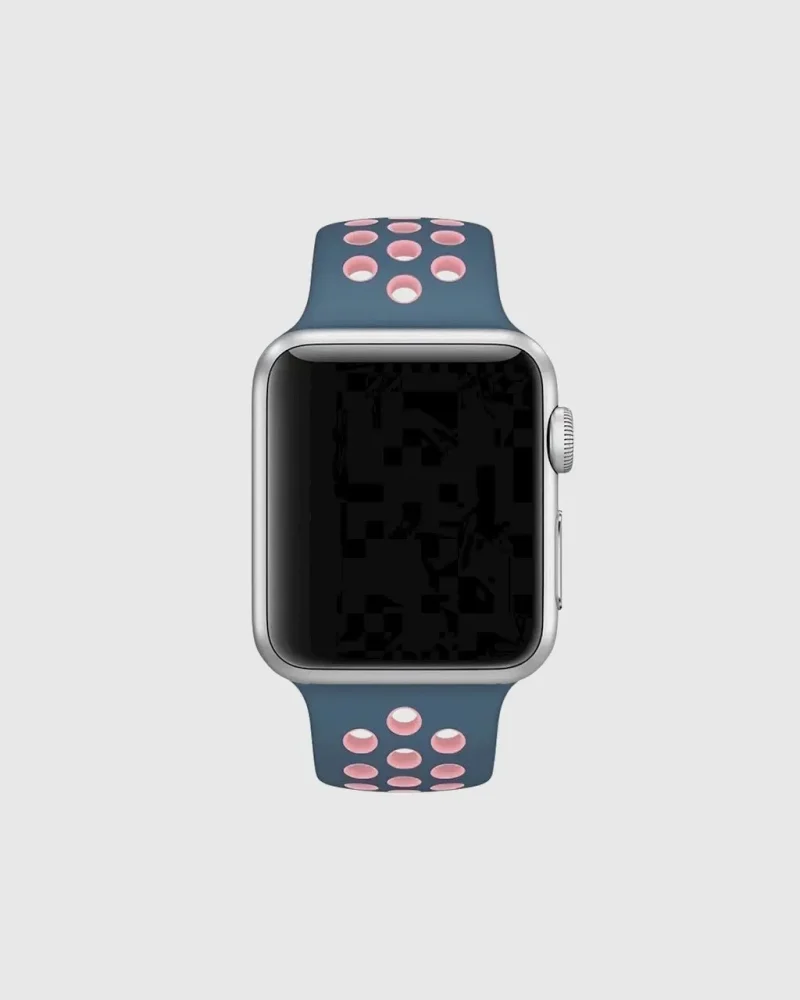 Alternative view of Sport Band Active Apple Watch Band - Ocean Blue Light Pink