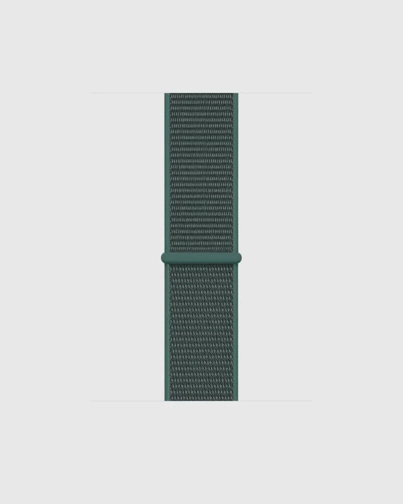 Alternative view of Sport Loop Apple Watch Band - Pine Green
