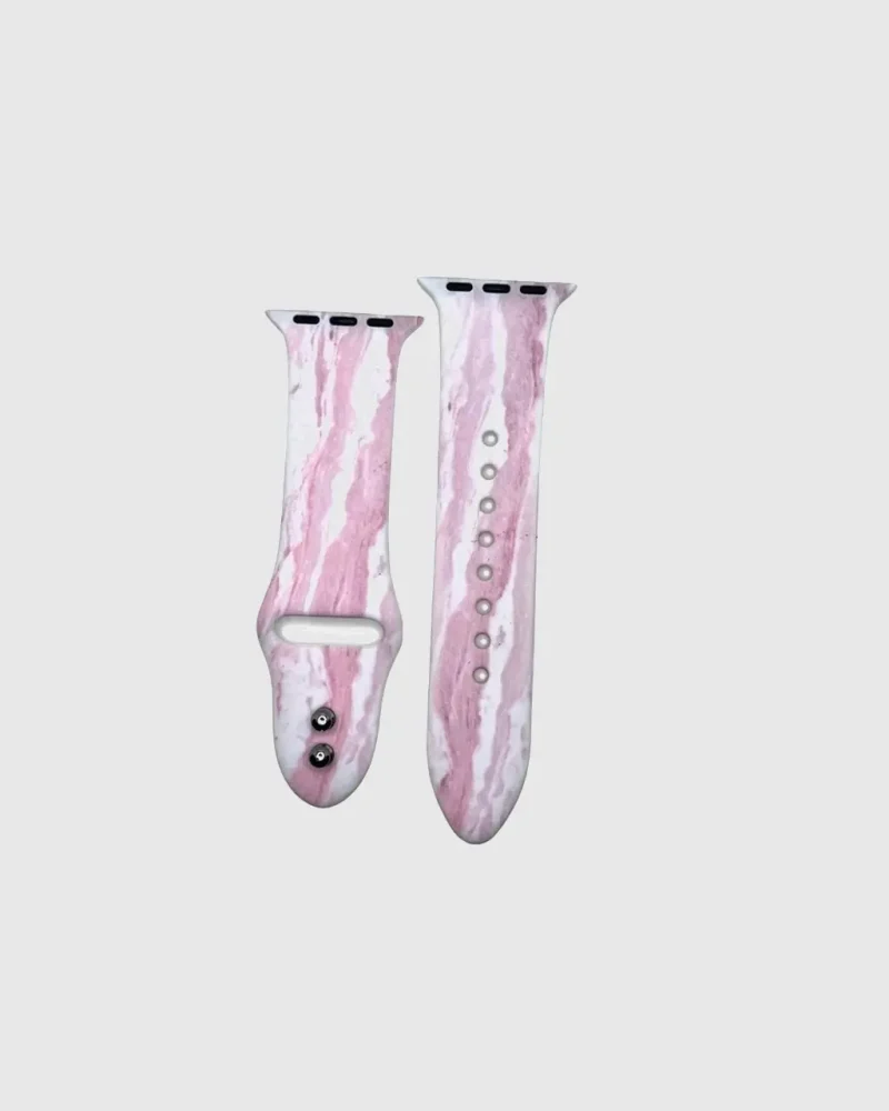 Sport Band Apple Watch Band - Pink Marble