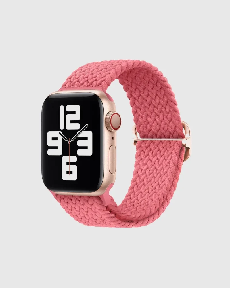 Braided Loop Apple Watch Band - Pink Punch
