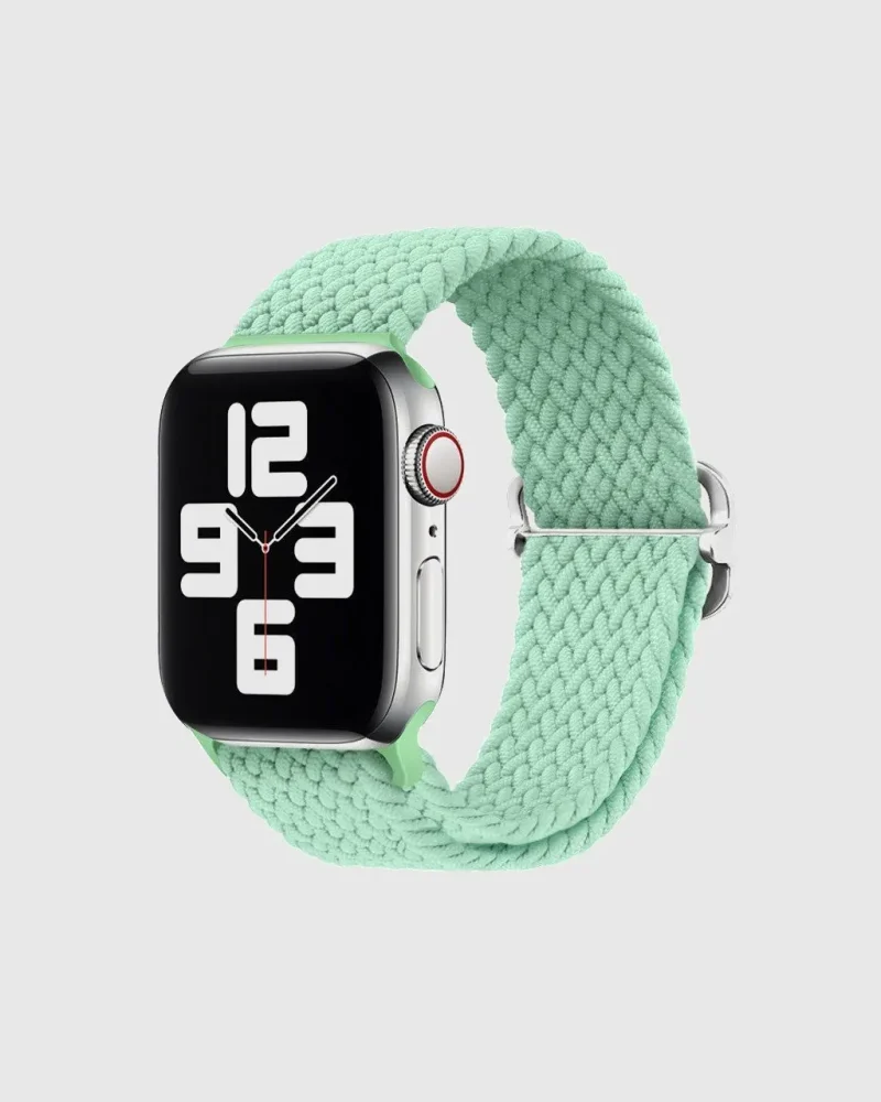 Braided Loop Apple Watch Band - Pistachio Green