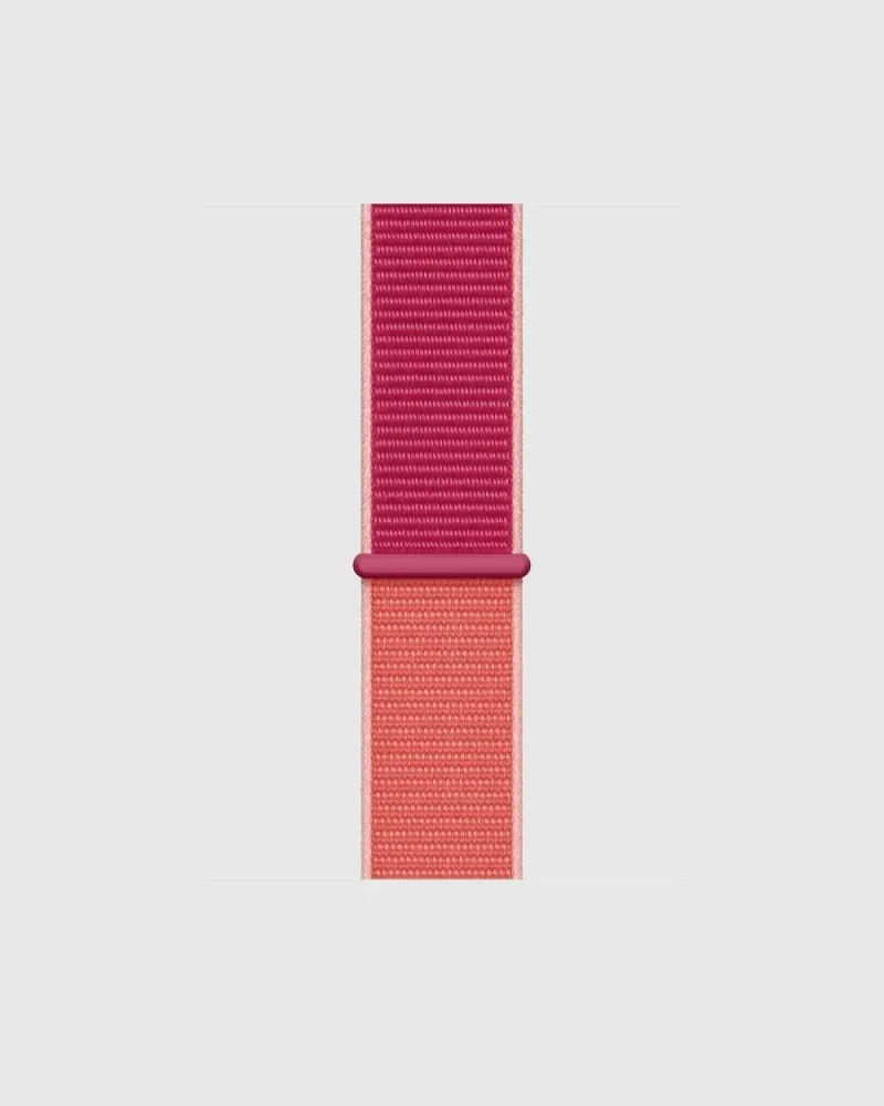 Alternative view of Sport Loop Apple Watch Band - Pomegranate
