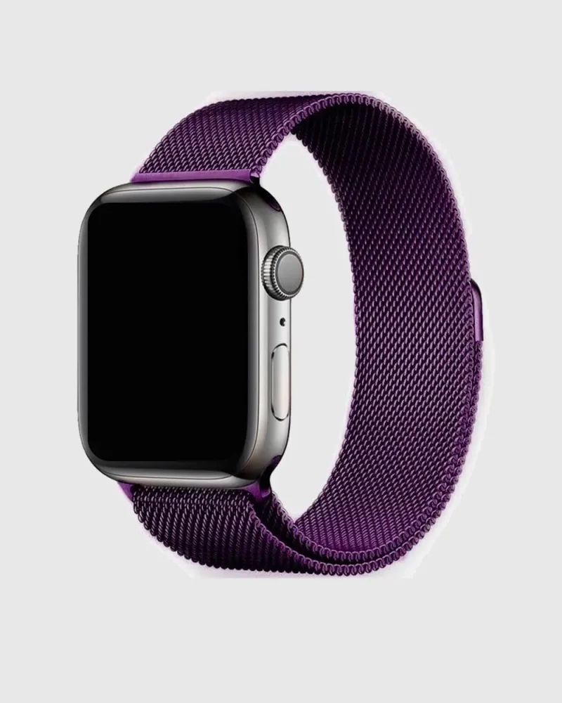 Milanese Loop Apple Watch Band - Purple