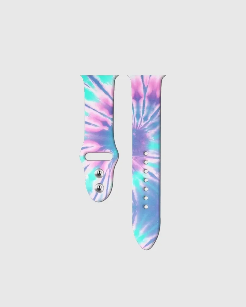 Sport Band Apple Watch Band - Purple Swirl