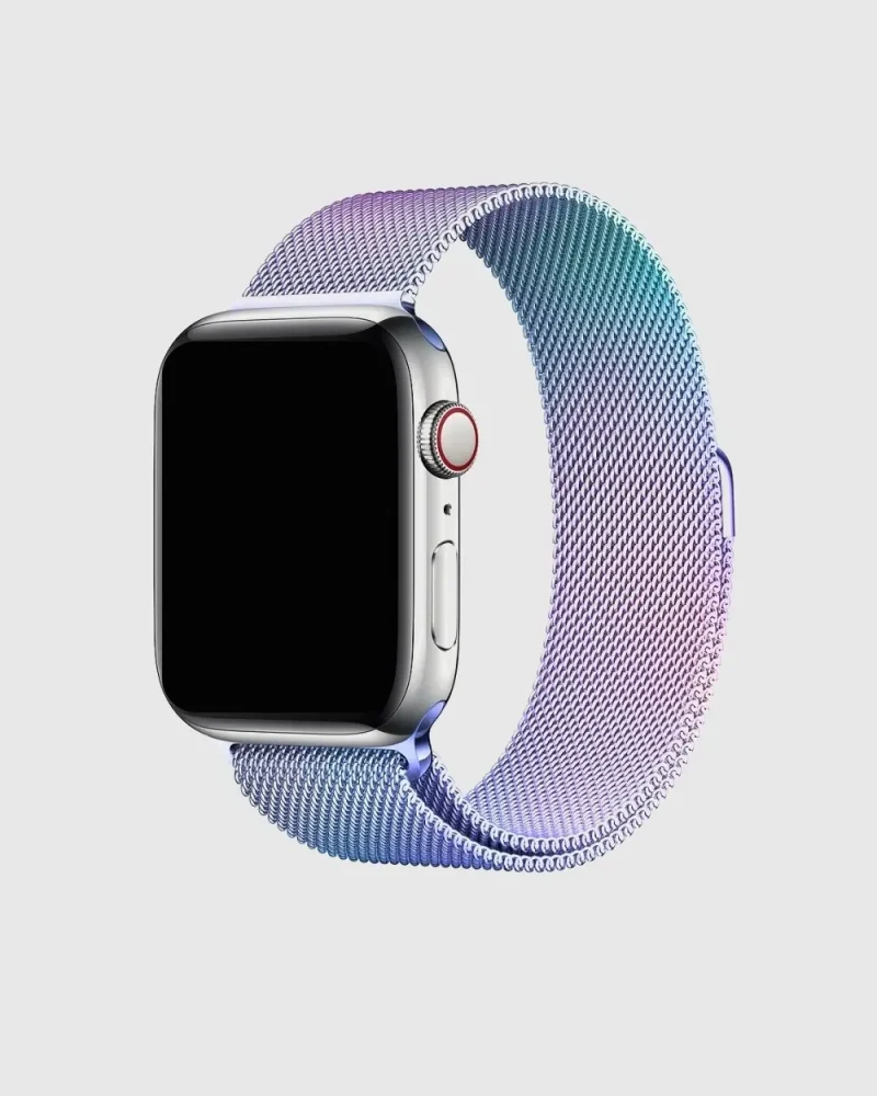 Milanese Loop Apple Watch Band - Rainbow