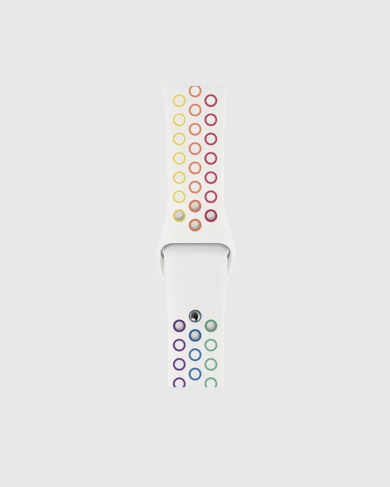 Alternative view of Sport Band Active Apple Watch Band - Rainbow Pride