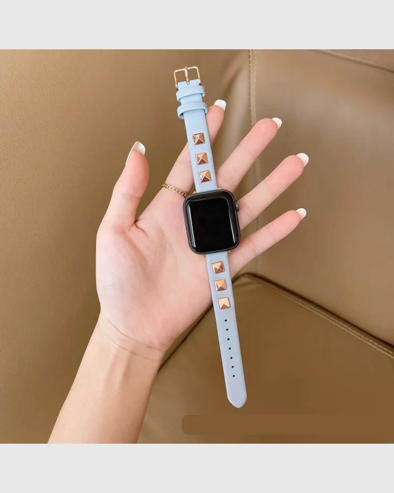 Rockstar Slim Apple Watch Band - Slim Light Blue