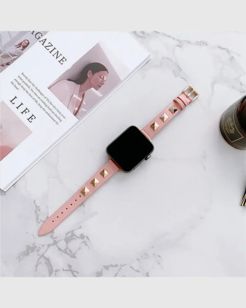 Rockstar Slim Apple Watch Band - Slim Pink