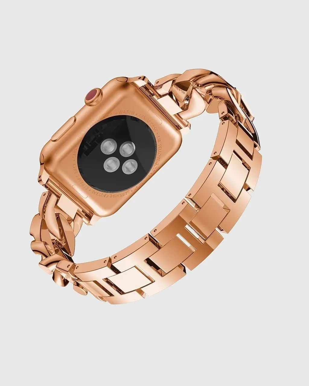 Jersey Bracelet Apple Watch Band - Jersey Rose Gold - Image 3