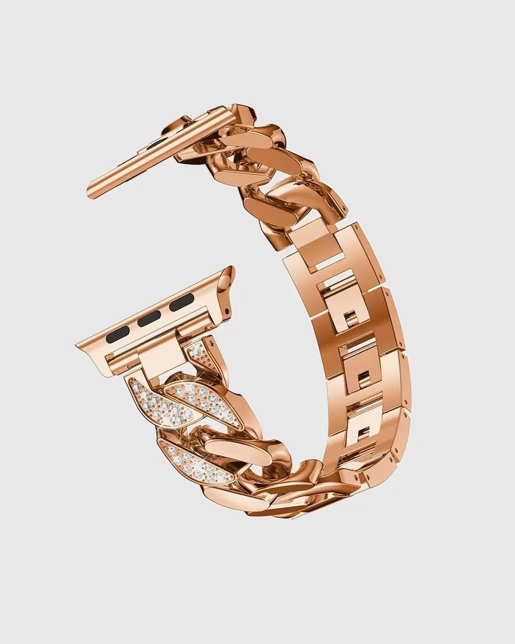 Jersey Bracelet Apple Watch Band - Jersey Rose Gold - Image 4