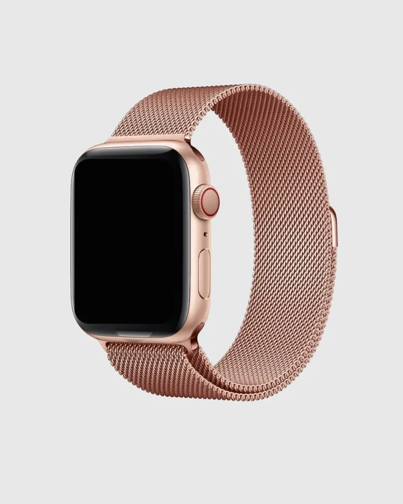 Milanese Loop Apple Watch Band - Rose Gold