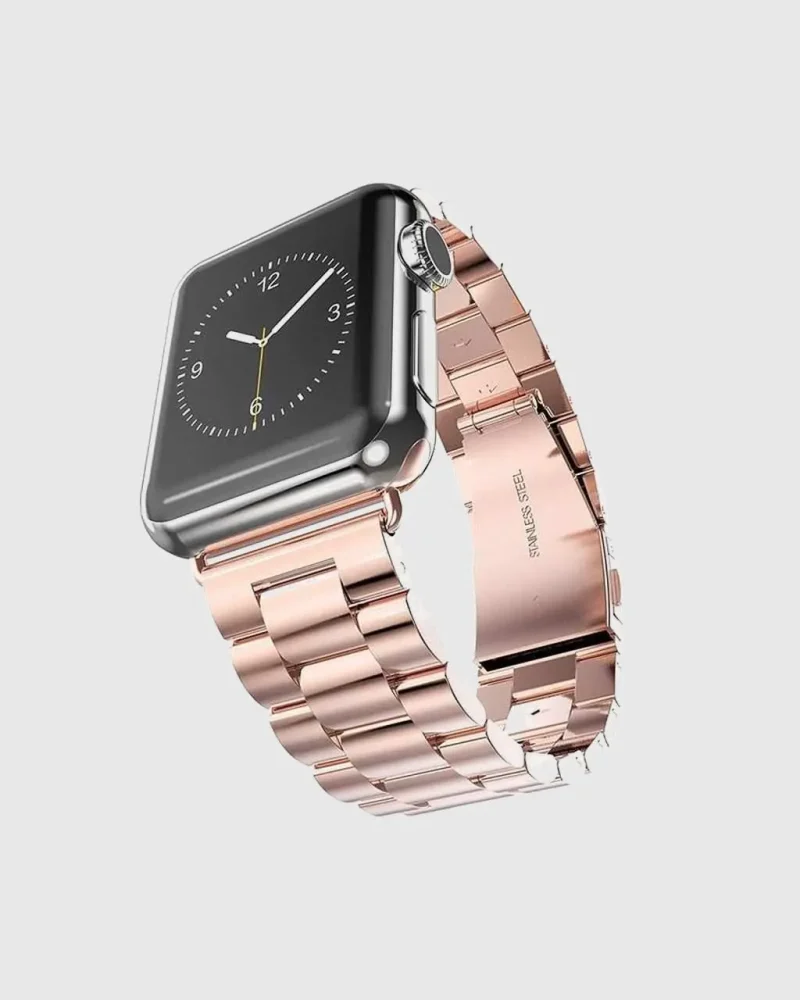 Classic Stainless Steel Apple Watch Band - ROSE GOLD