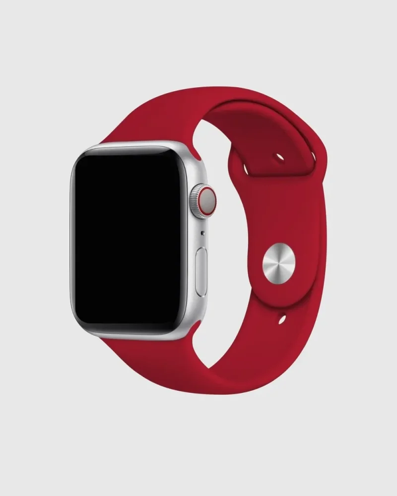Sport Band Apple Watch Band - Rose Red