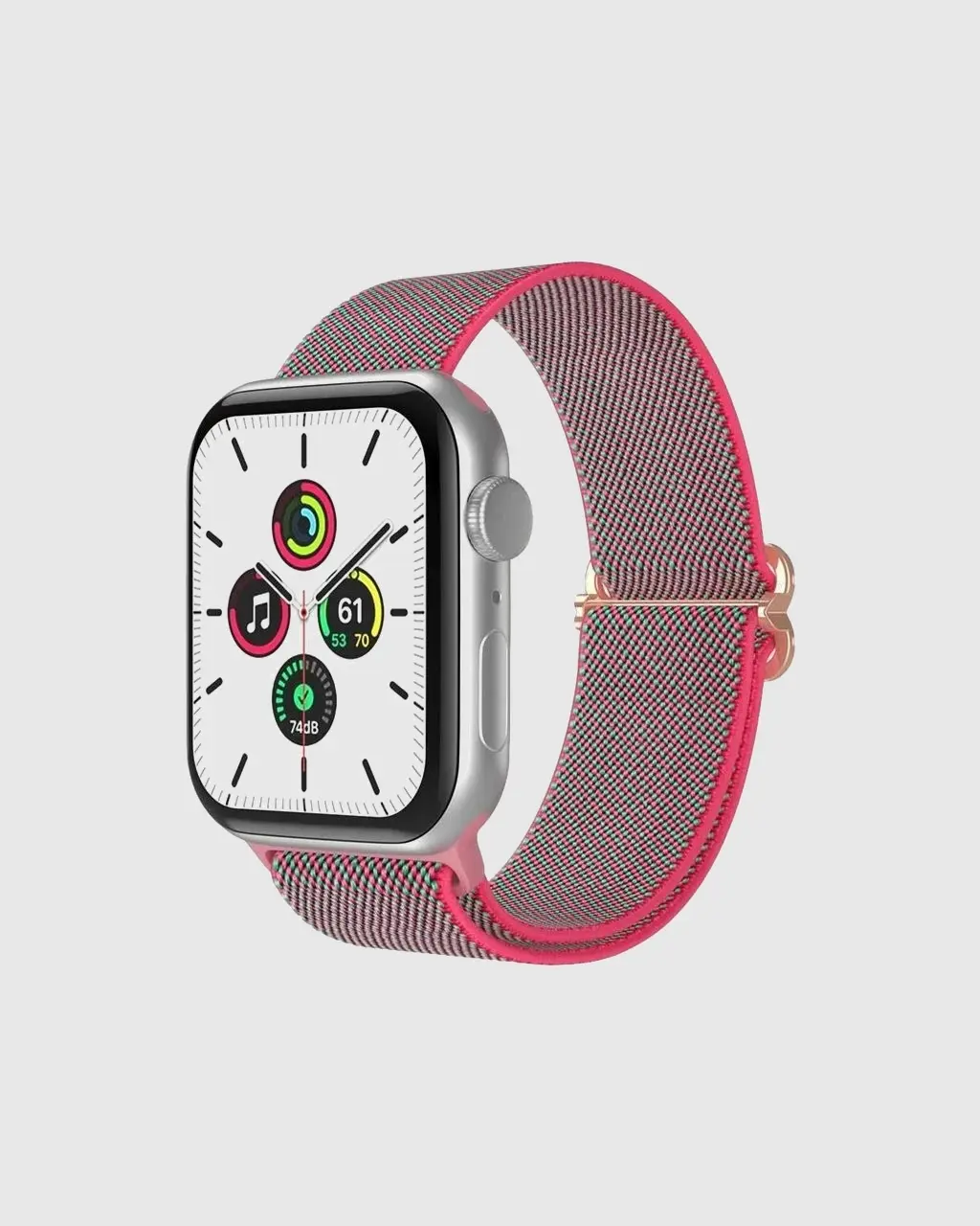 Elastic Loop Apple Watch Band - Rose Rose Edge