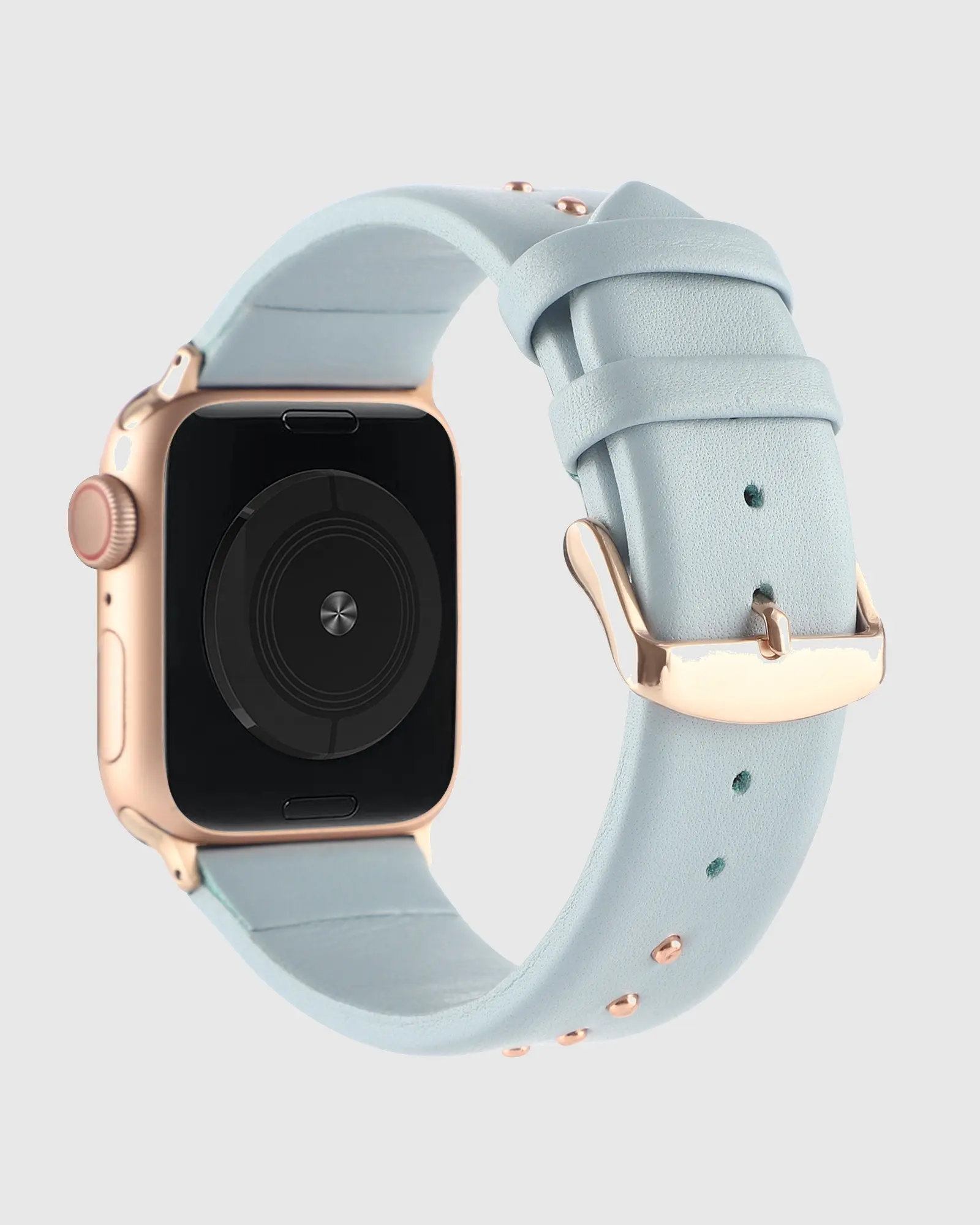 Shakira Leather Apple Watch Band - Shakira Light Blue