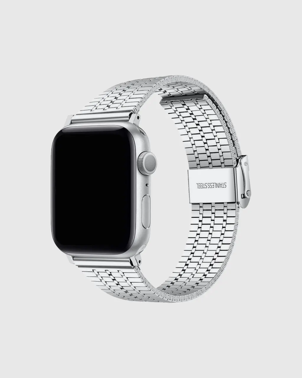 Titan Stainless Steel Apple Watch Band - Silver