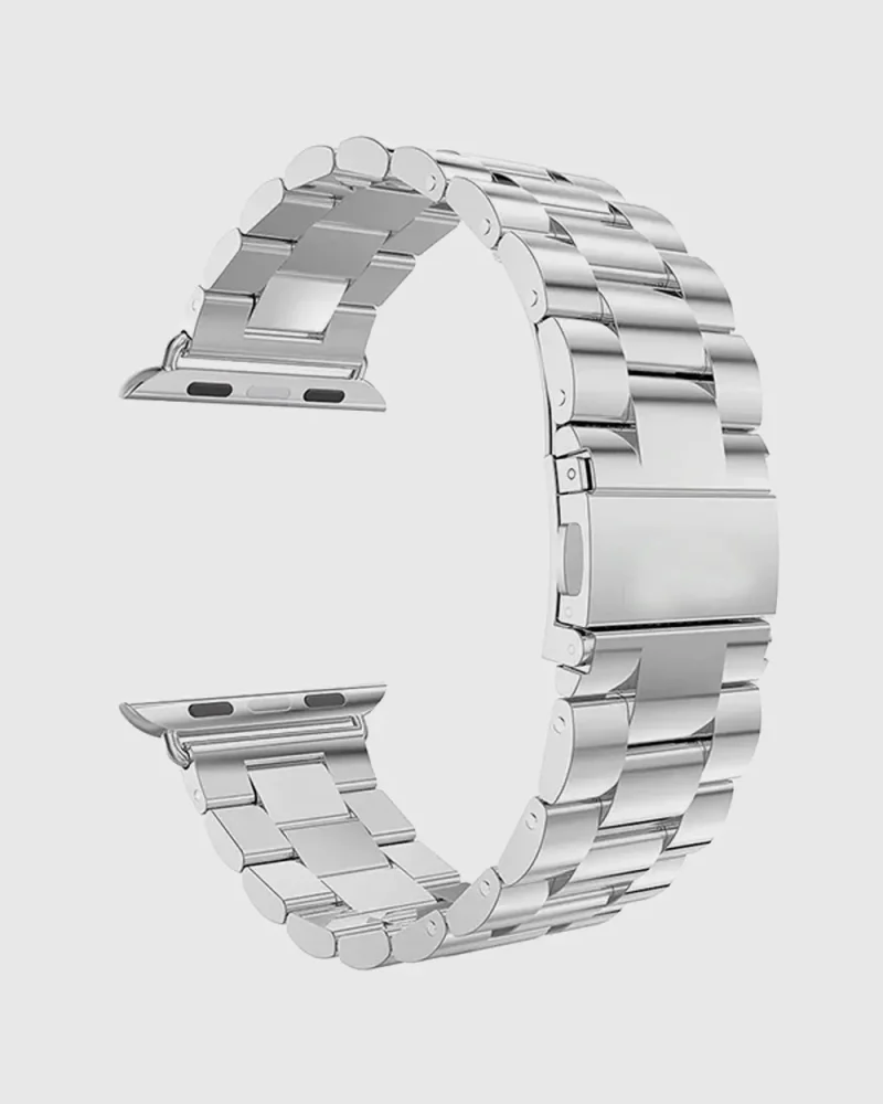 Alternative view of Classic Stainless Steel Apple Watch Band - Silver
