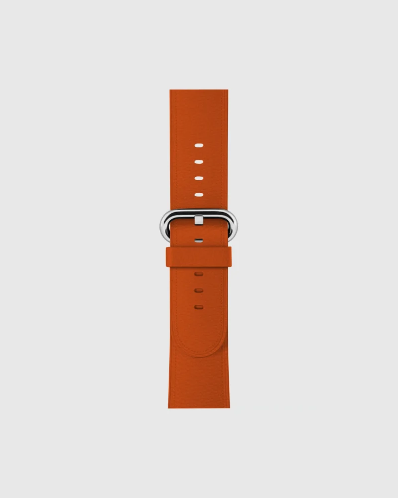 Alternative view of Classic Leather Buckle Apple Watch Band - Sunset